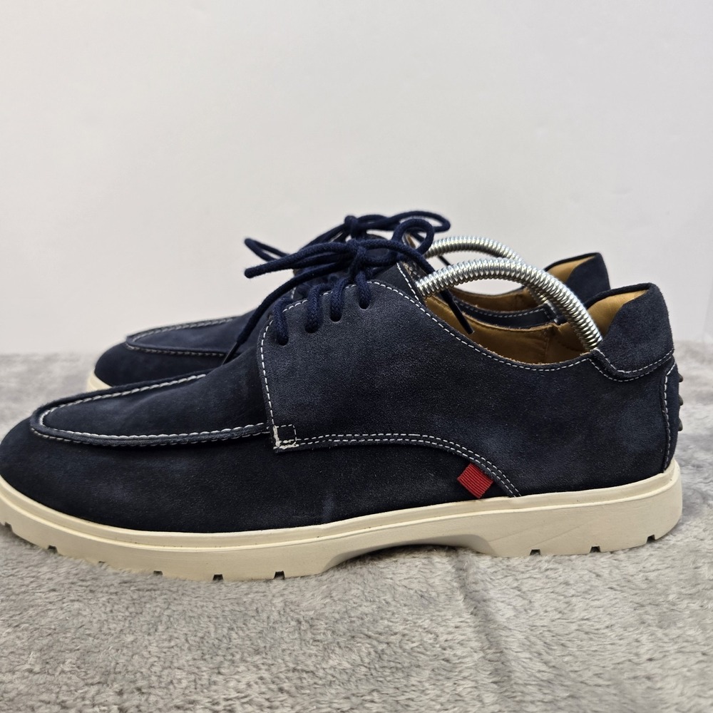 Marc Joseph New York Mens Clark Street Derby Size 11 Navy Suede Lace Up